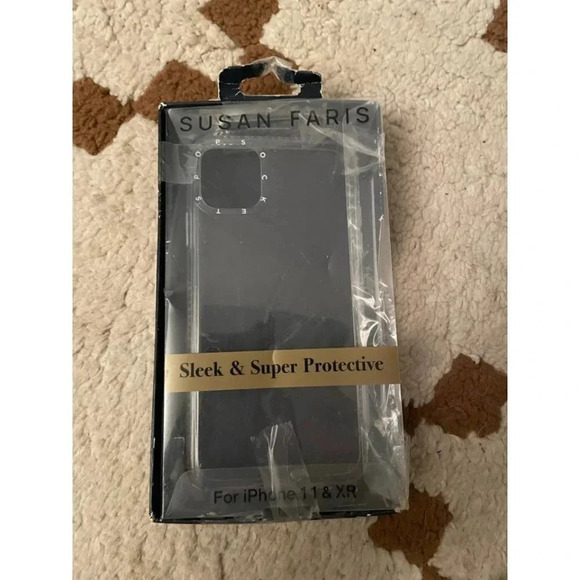 Susan Faris Sleek & Super Protective iPhone 11 & XR Clear Phone Case - Picture 1 of 5
